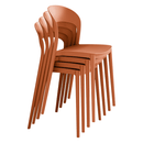 Rakásolható szék, narancssárga, RADANA NEW