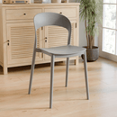 Rakásolható szék, szürke, RADANA NEW