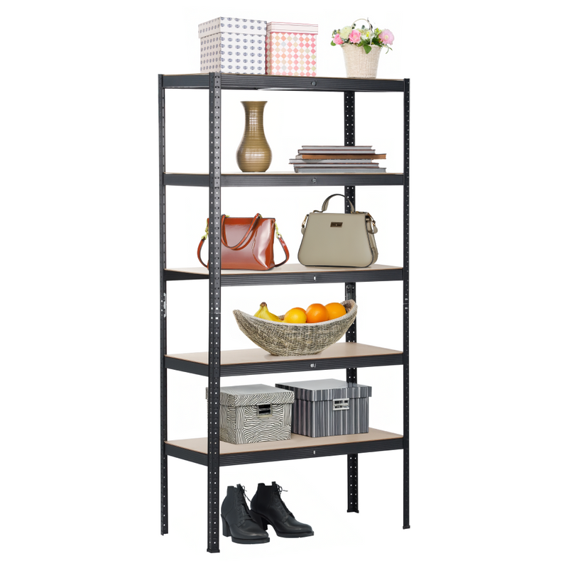 Polcállvány, tölgy/fekete, RADMAN