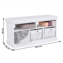 Lóca 3 kosárral, fehér, RAFAELLO