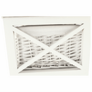 Komód, fa/vesszőfonás/szövet, fehér, RAFAELLO 9