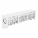 Akasztós polc 3 kosárral, fehér, RAFAELLO