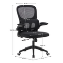 Irodai szék, fekete, RAKIN