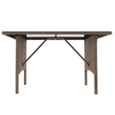 Kerti rattan szett, természetes/világosszürke, RANDI