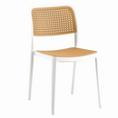 Rakásolható szék, fehér/bézs, RAVID TYP 1