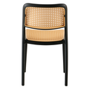 Rakásolható szék, fekete/bézs, RAVID TYP 1