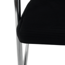 Tárgyalószék, fekete, RAVIL