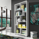 könyvespolc, fehér,  ADEN