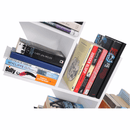 Könyvespolc, fehér, BAKI NEW TYP 2