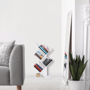 Könyvespolc, fehér, BAKI NEW TYP 3