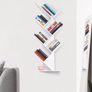 Könyvespolc, fehér, BAKI NEW TYP 2