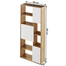 Regálé, tölgyfa sonoma/fehér, ULIMI