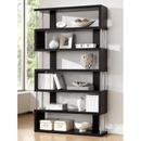 Könyvespolc, fekete, ALIS