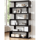 Könyvespolc, fekete, ALIS