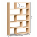 könyvespolc, tölgy sonoma, KLOE I