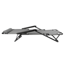 Kerti állítható szék, szürke, REGED