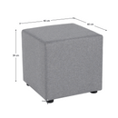 Zsámoly, Twist szövet, szürke, REGOR