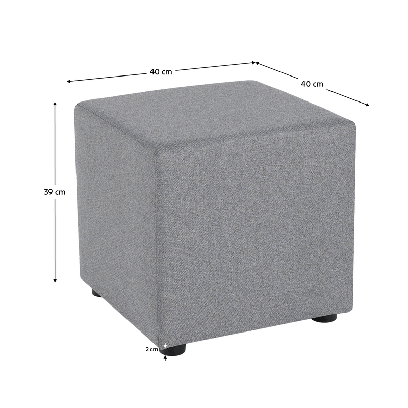 Zsámoly, Twist szövet, szürke, REGOR