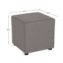 Zsámoly, Twist szövet, szürkésbézs Taupe, REGOR