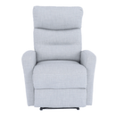 Pihenőfotel, szövet világosszürke, SILAS