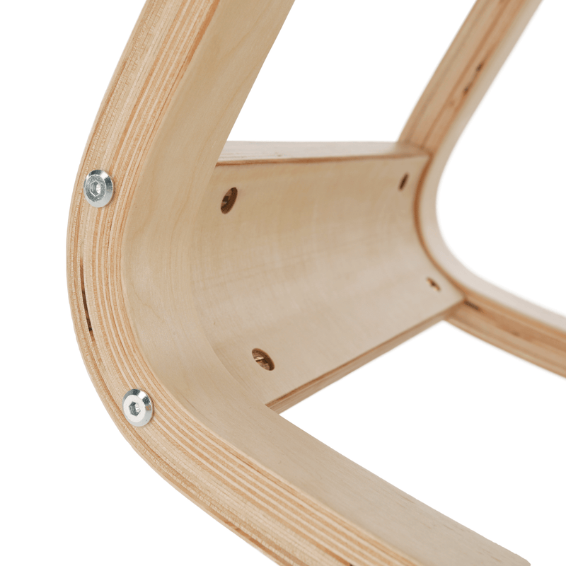 Egyensúlyfejlesztő  térdelőszék, fekete/természetes, RENAR