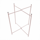 Kisasztal levehető tálcával, nude rózsaszín, RENDER