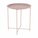 Kisasztal levehető tálcával, nude rózsaszín, RENDER
