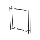 Kisasztal levehető tálcával, fekete, RENDER