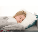 Kétoldalas bárány takaró, téli motívum, 150x200, RENIFE