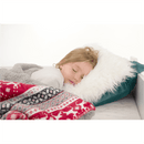 Kétoldalas bárány takaró, téli motívum, 150x200, RENIFE