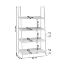 4 polcos állvány, fehér, REON TYP 2