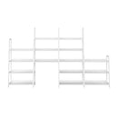 4 polcos állvány, fehér, REON TYP 2