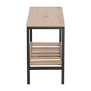 Cipőtartó, tölgy/fekete, REST