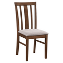 Étkezőgarnitúra 1+4, dió/bézs, ROIS SET