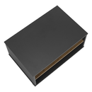 Dohányzóasztal, grafit/tölgyfa artisan, RIOMA NEW TYP 32