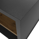 Dohányzóasztal, grafit/tölgyfa artisan, RIOMA NEW TYP 32