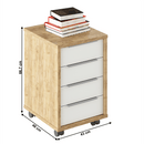 Konténer, artisan tölgy/fehér, RIOMA TYP 14