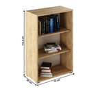 Nyitott állvány, artisan tölgy/fehér, RIOMA TYP 04