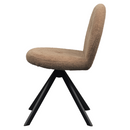 Étkezőszék, világosbarna/fekete, RODIA