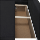 Sarokülőgarnitúra, sötétszürke mix, POLARIS NEW