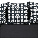 Sarokülőgarnitúra, sötétszürke mix, POLARIS NEW