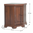 Komód sarok, samoa king, KORA