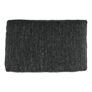 Sarokülőgarnitúra, fekete/fekete melír, TRAMP