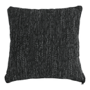 Sarokülőgarnitúra, fekete/fekete melír, TRAMP