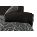 Sarokülőgarnitúra, barna/szürkésbarna melír, TRAMP