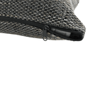 Sarokülőgarnitúra, barna/szürkésbarna melír, TRAMP