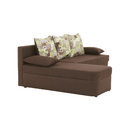 Sarokülőgarnitúra, barna mix, POLARIS NEW