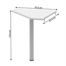 Irodai összeállítás, fehér, JOHAN 2 NEW