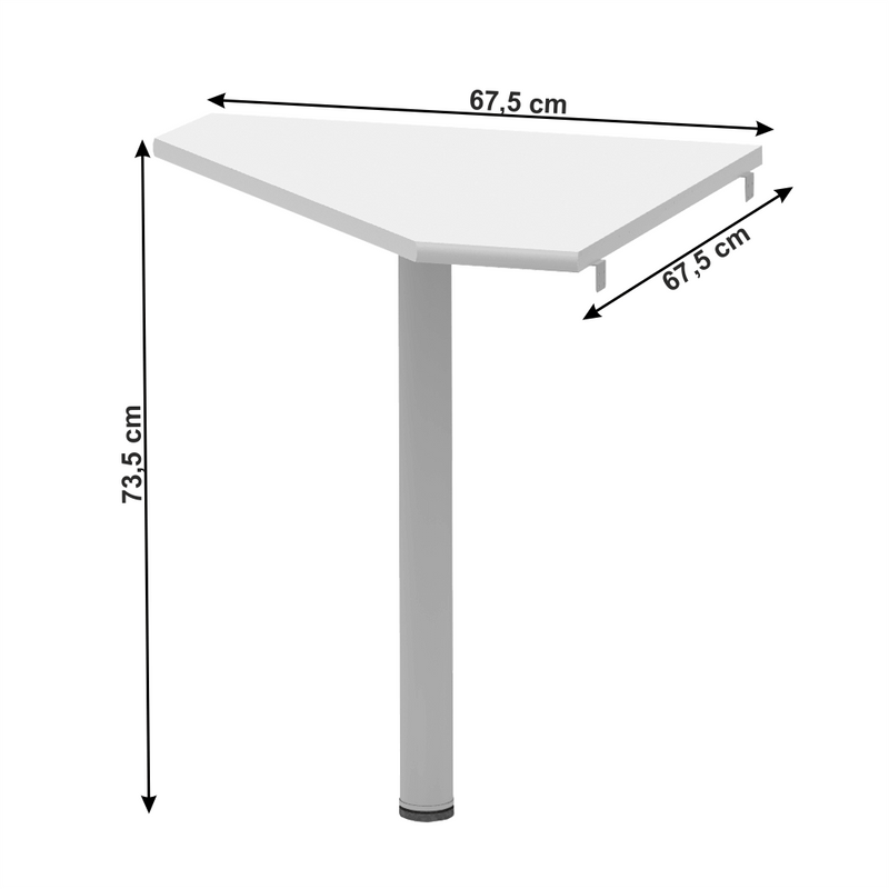 Irodai összeállítás, fehér, JOHAN 2 NEW