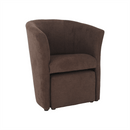 Klub fotel puffal, barna, ROSE